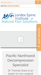 Mobile Screenshot of naturalpainsolutionsportland.com